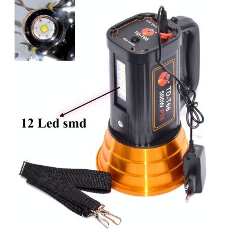 LANTERNA LASER LED 500W + 12 LED T4 ,TD-T66